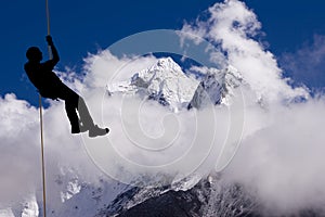 Amphu Gyabjen and Ama Dablam