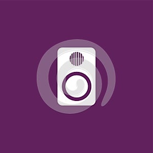 Amplifier icon illustration isolated vector.