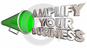 Amplify Your Business Bullhorn Megaphone photo