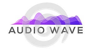 Amplitude colorful motion waves. Abstract equalizer music sound voice wave vector set. Digital graph