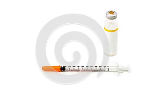 Ampule and syringe