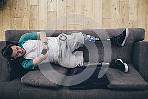 Amputee using Smartphone