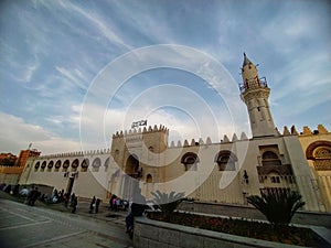 Amr Ibn Al-Aas Mosque in Cairo in Egypt