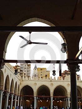 Amr Ibn Al-Aas Mosque in Cairo in Egypt photo