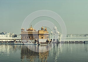 Amritsar golden temple situated in Amritsar, Punjab, India