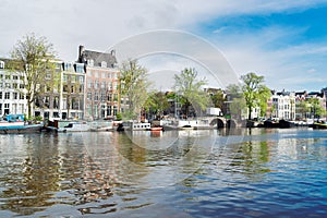 Amstel canal, Amsterdam