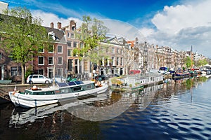 Amstel canal, Amsterdam