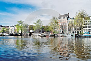 Amstel canal, Amsterdam