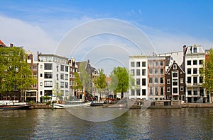 Amstel riverbank, Amsterdam