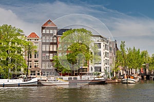 Amstel riverbank, Amsterdam