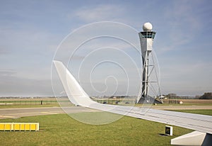 Amsterdam Airport Schiphol. Airplane. Netherlands