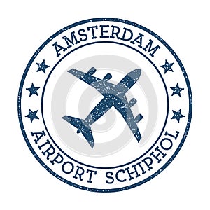 Amsterdam Airport Schiphol logo.