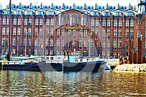 Amsterdam and Amstel river, Netherlands, Europe