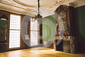 Amsterdam architecture and fireplace