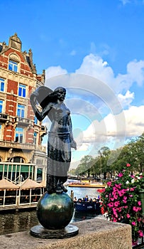 Amsterdam Architektur statue