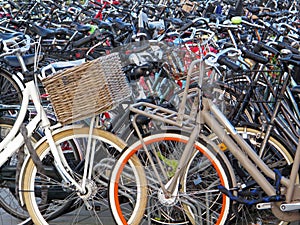 Amsterdam Bicycle Parking Lot.