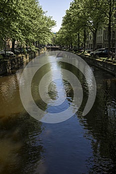 Amsterdam canal and architecture