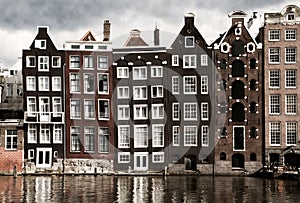 Amsterdam canal houses