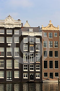 Amsterdam canal houses