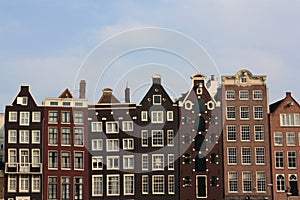 Amsterdam canal houses