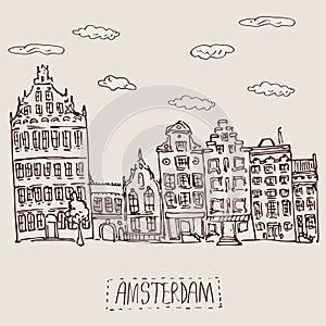 Amsterdam canal houses