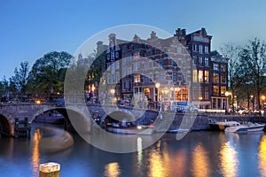 Amsterdam canal houses, The Netherlands