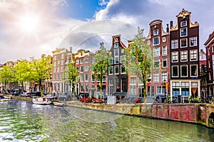 Amsterdam canals and architecture, Netherlands