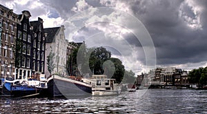 Amsterdam channel and river
