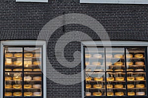 Amsterdam cheese shop window