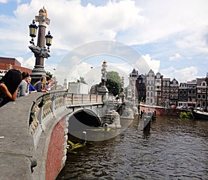Amsterdam city canal