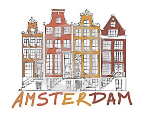 Amsterdam City Drawing