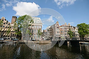 Amsterdam city view