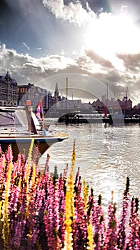 Amsterdam cloudy day