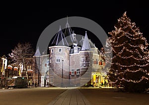 Amsterdam decorated for Christmas and New Year