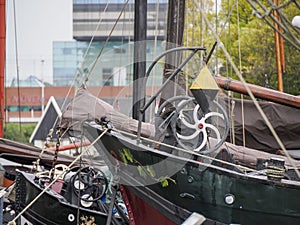 Amsterdam historical ships boats detail close up