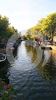 #amsterdam #holand #niderland #kanal #boat photo