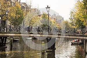 Amsterdam Holland The historic center of the city was built largely in the 17th century and is nowadays one of the largest