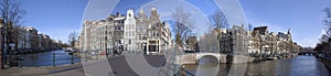 Amsterdam Keizersgracht-Leidsegracht in Holland