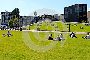 Amsterdam Museumplein, The Netherlands