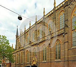 Classic Old Church in Amsterdam photo