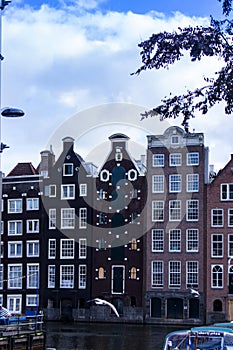 Buildings in Amsterdam photo