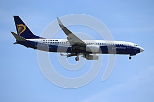 Amsterdam, the Netherlands - June, 1st 2019: EI-DCL Ryanair Boeing 737-800