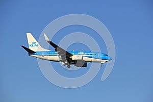 Amsterdam the Netherlands - May, 20th 2017: PH-BGE KLM Boeing 737-700