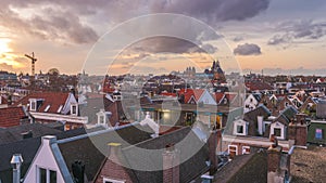 Amsterdam, Netherlands Rooftop View