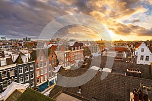 Amsterdam, Netherlands Rooftop View