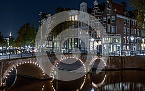 Amsterdam at night, Netherlands