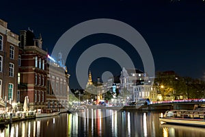 Amsterdam at night, Netherlands