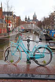 Amsterdam rain