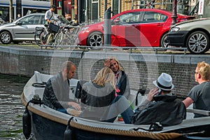 Amsterdam streets and channels