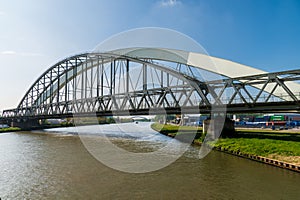 Demka-spoorbrug on the Amsterdam-Rhine canal